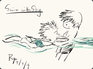 Swim with Sky